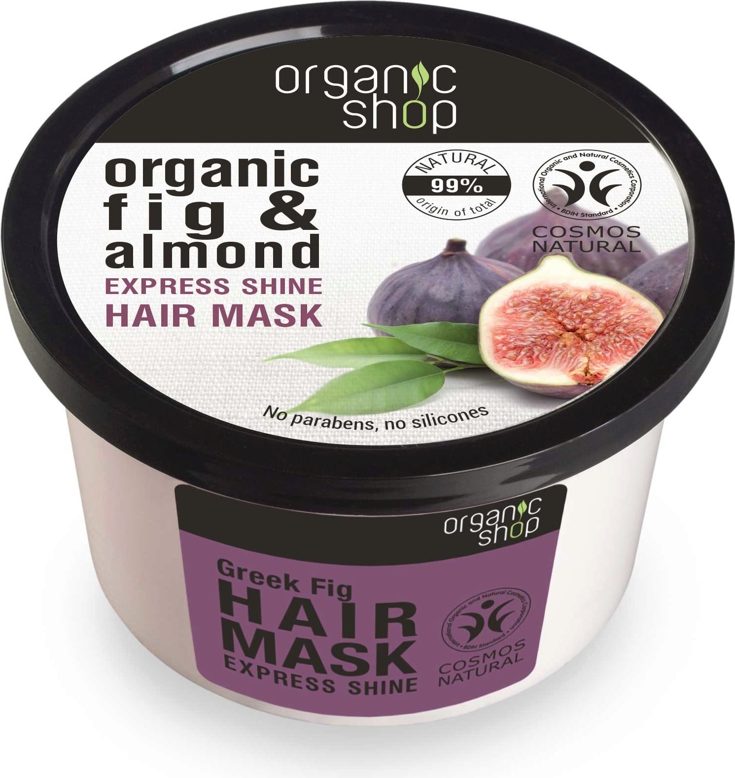 Organic Shop Organic Fig Tree And Almond Hair Mask