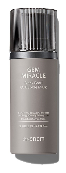 The Saem Gem Miracle Black Pearl O2 Bubble Mask