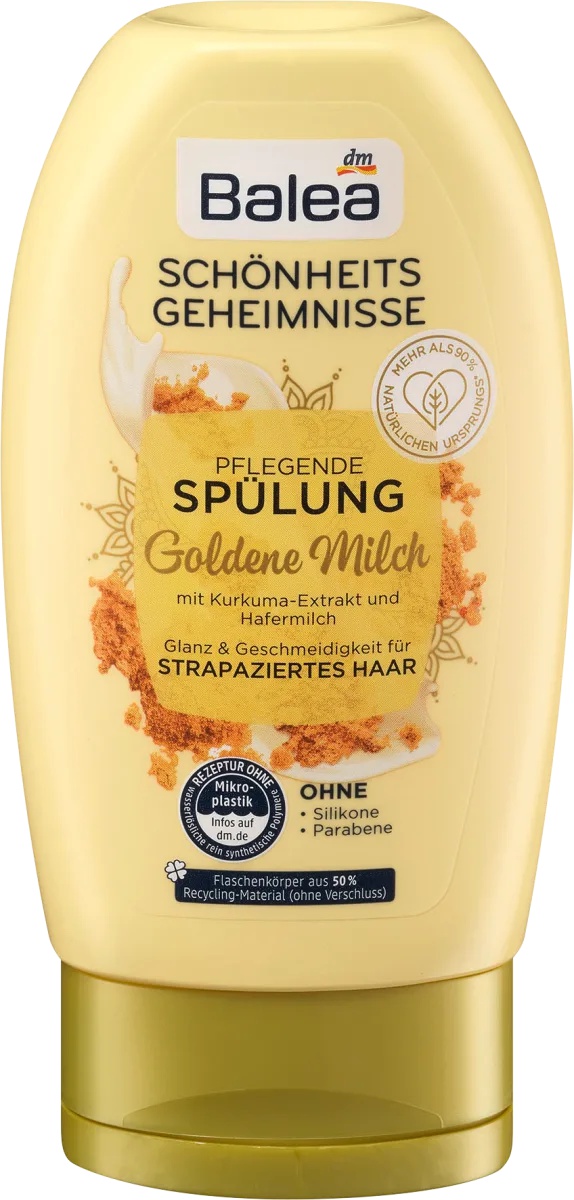 Balea Schönheitsgeheimnisse Pflegende Spülung Goldene Milch