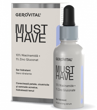 Farmec Gerovital Must Have Ser Hidratant 10% Niacinamidă