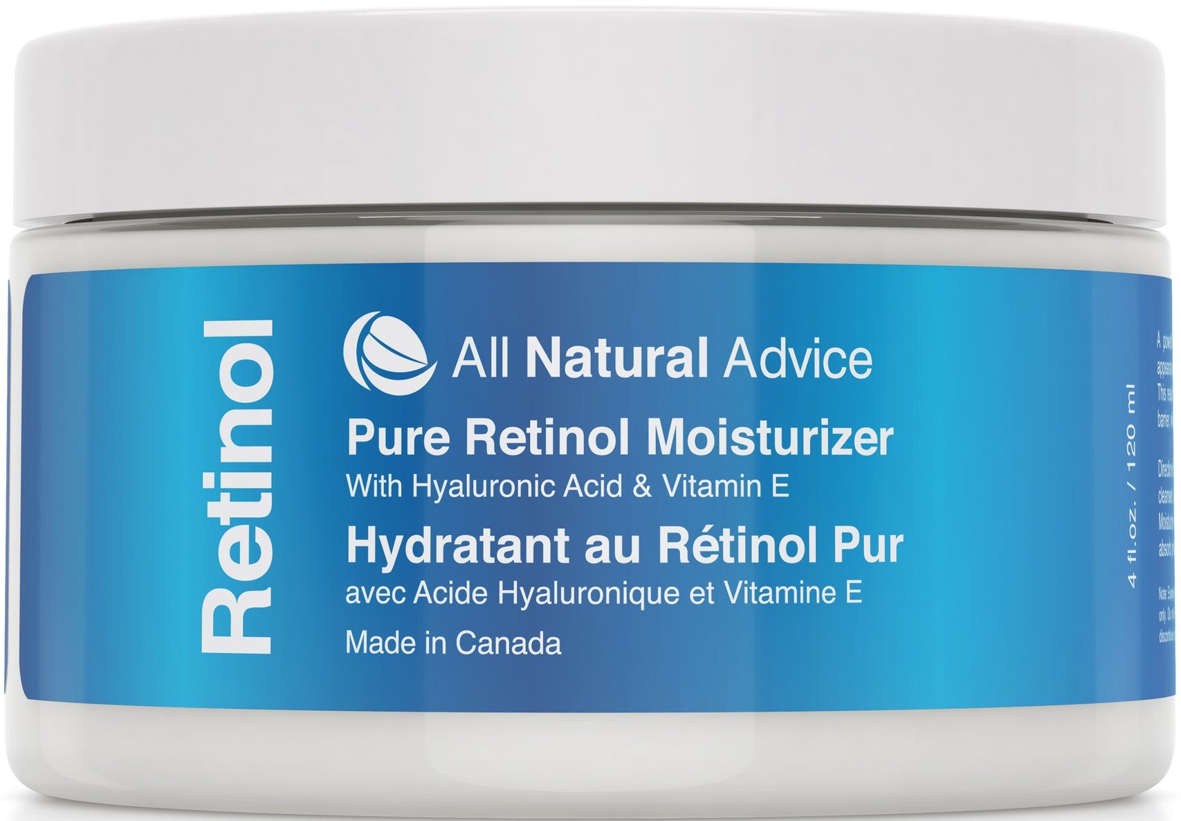 All Natural Advice Pure 1% Retinol Moisturizer With Hyaluronic Acid & Vitamin E