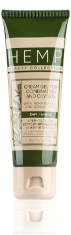 HEMP BEAUTY COLLECTION Hemp Cream-gel For Combination And Oily Skin With Matte Finish