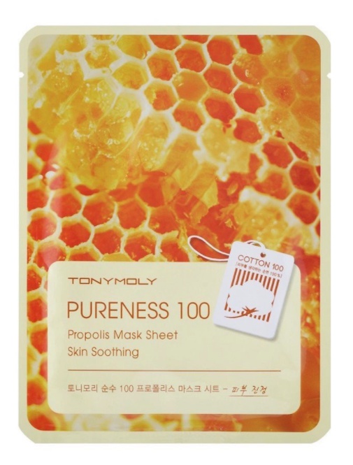 sagtmodighed visuel Eller TonyMoly Pureness 100 Propolis Mask Sheet ingredients (Explained)