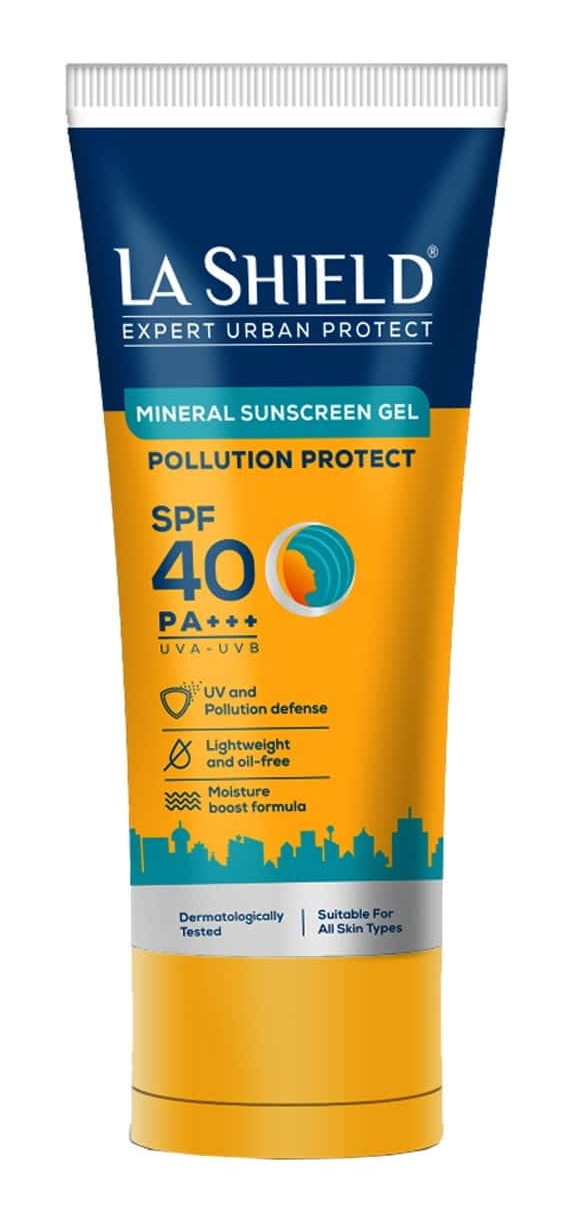 La Shield Pollution Protect Mineral Sunscreen Gel SPF 40