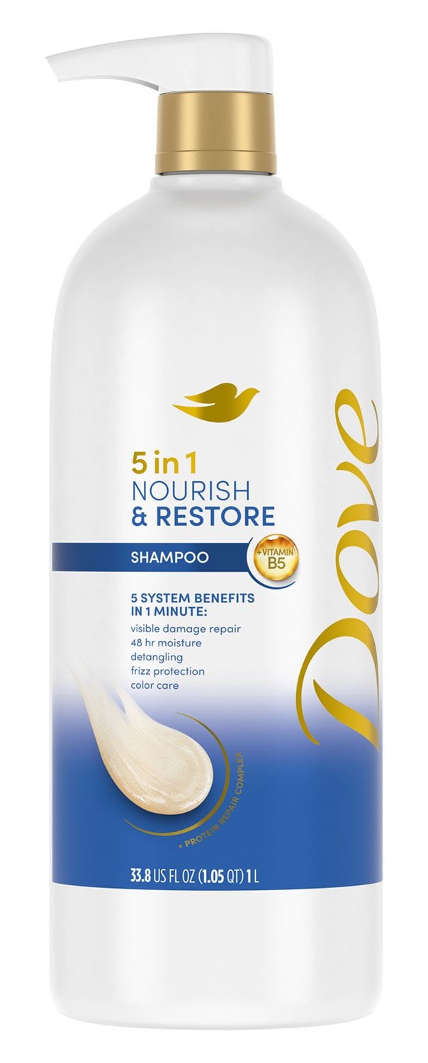 Dove Nourish & Restore 5-in-1 Shampoo