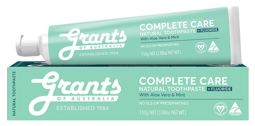 Grants of Australia Natural Toothpaste - Complete Care - With Fluoride