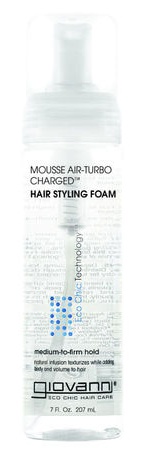 Giovanni Natural Mousse Air-Turbo Charged Hair Styling Foam