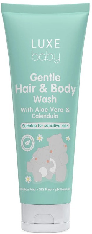 LUXE BABY Gentle Hair & Body Wash With Aloe Vera & Calendula