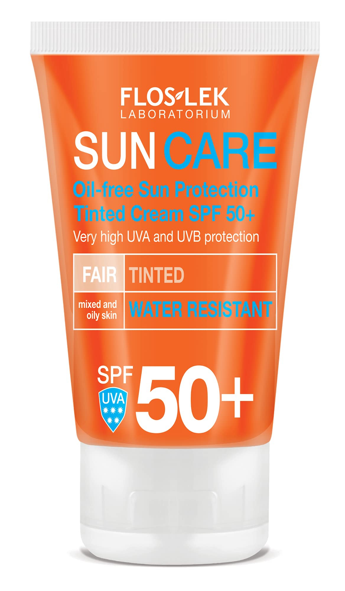 Floslek Sun Care Oil-Free Sun Protection Tinted Cream SPF 50+