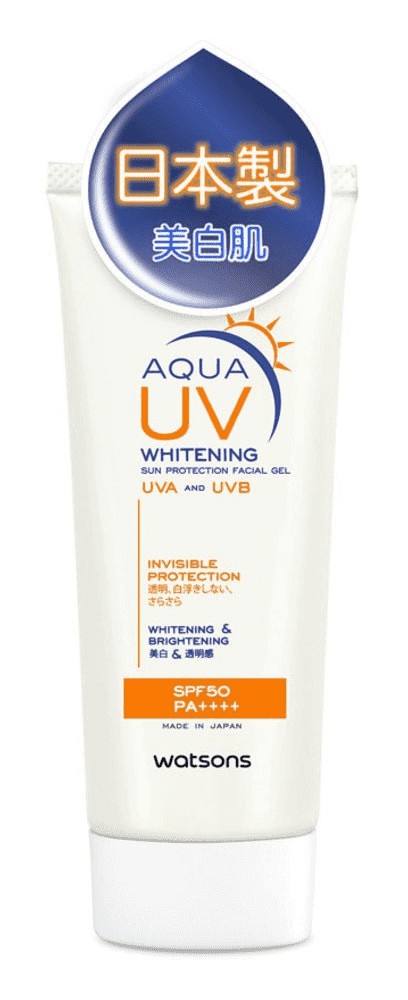 Watsons Aqua UV Whitening Sun Protection Facial Gel