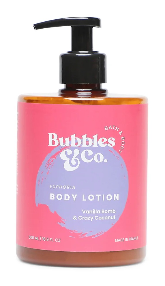 Bubbles & Co Vanilla Bomb And Crazy Coconut Body Lotion