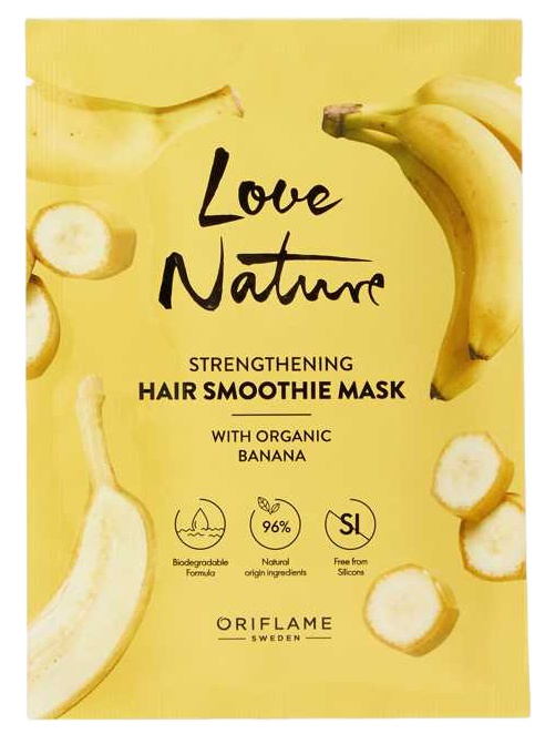 Oriflame Love Nature Strengthening Hair Smoothie Mask With Organic Banana