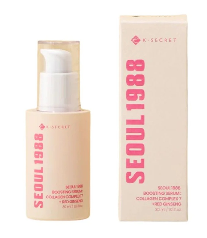 K-Secret Seoul 1988 Boosting Serum: Collagen Complex 7 + Red Ginseng