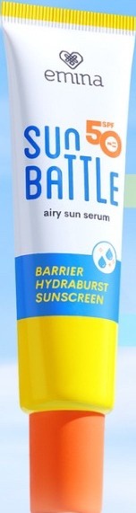 Emina Sun Battle SPF 50 Pa++++ Barrier Hydraburst Sunscreen
