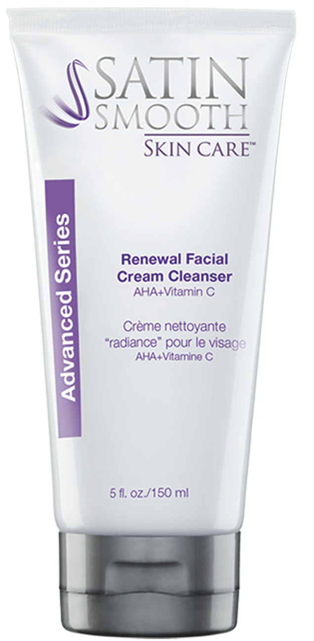 Satin Smooth Advanced Series Renewal Facial Cream Cleanser