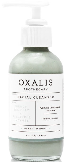Oxalis Apothecary Facial Cleanser | French Sea Clay + Pineapple Enzymes
