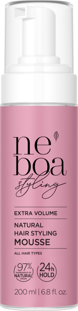 NEBOA Extra Volume Natural Hair Styling Mousse