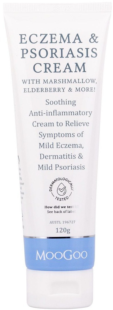 MooGoo Eczema & Psoriasis Cream With Marshmallow, Elderberry & More