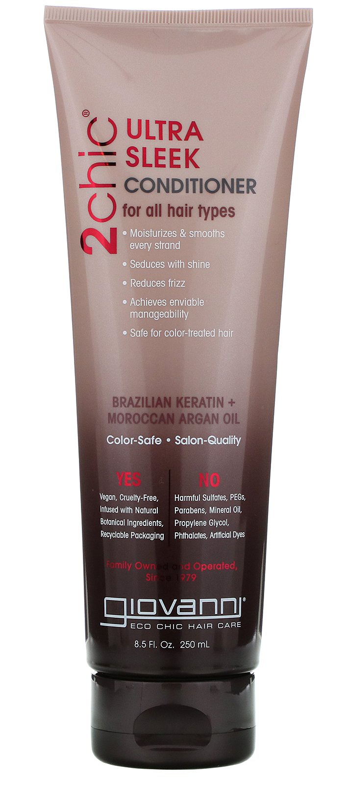 Giovanni 2chic Brazilian Keratin & Argan Oil Ultra-sleek Conditioner