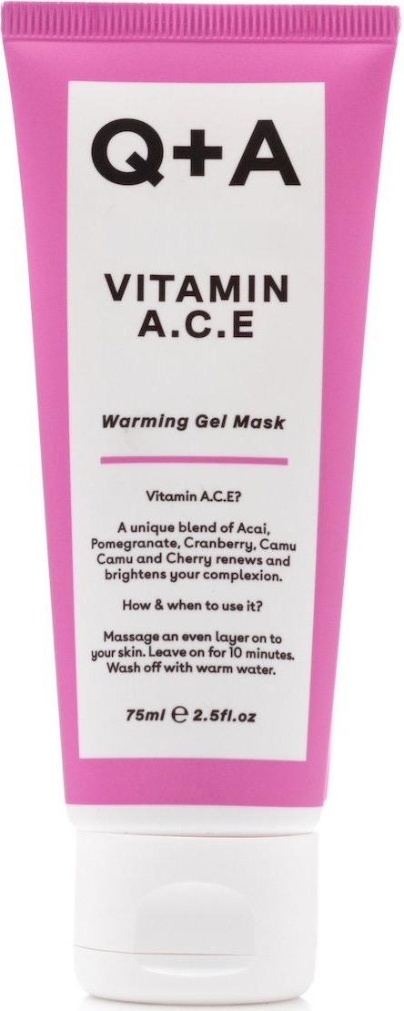 Q+A Vitamin A.C.E. Warming Gel Mask