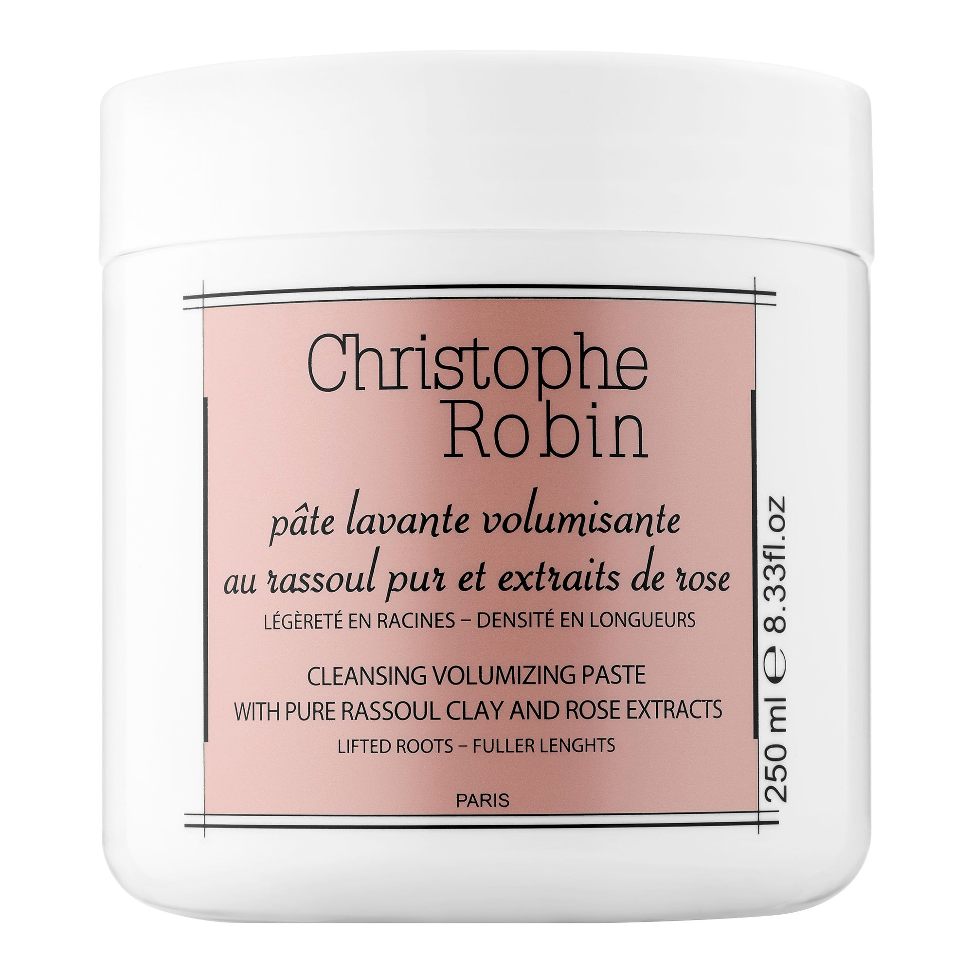 Christophe Robin Cleansing Volumizing Paste With Pure Rassoul Clay And Rose Extracts