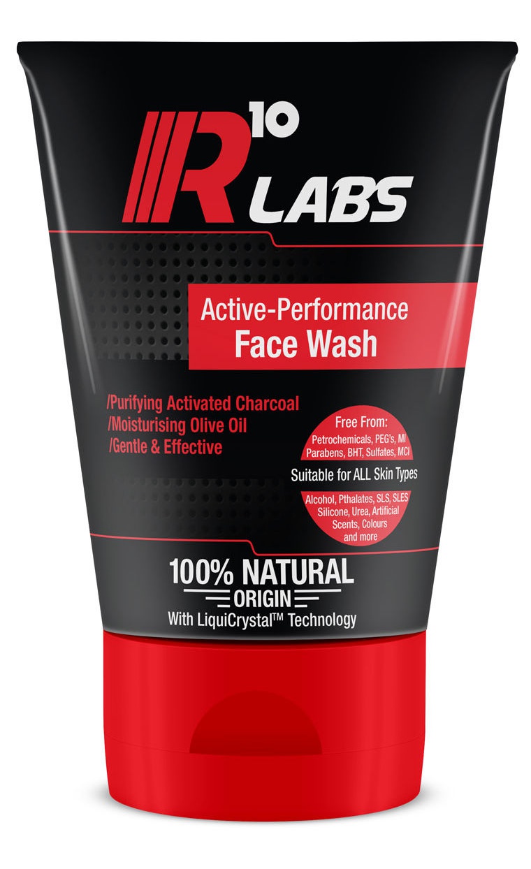 R10 Labs Active-Performance Carbon Face Wash