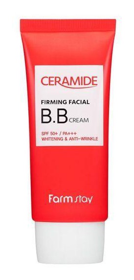 FarmStay Ceramide Firming Facial B.b Cream SPF 50+ / Pa+++ Whitening & Anti-wrinkle