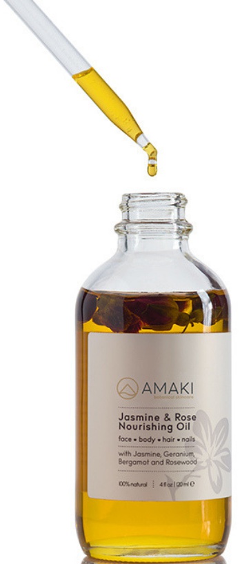 Amaki Botanical Skincare Jasmine And Rose Nourishing Oil