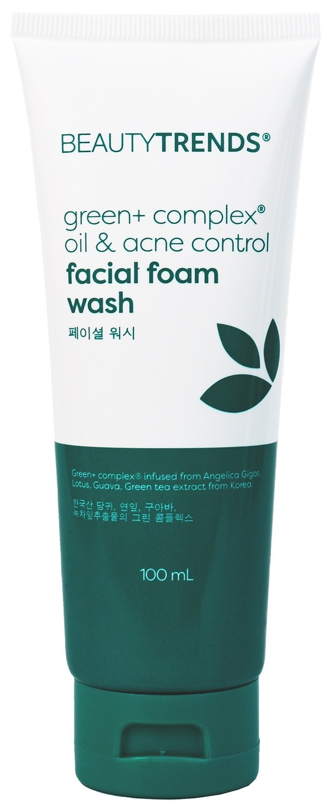 BEAUTYTRENDS Green+ Complex Oil & Acne Control Facial Foam Wash
