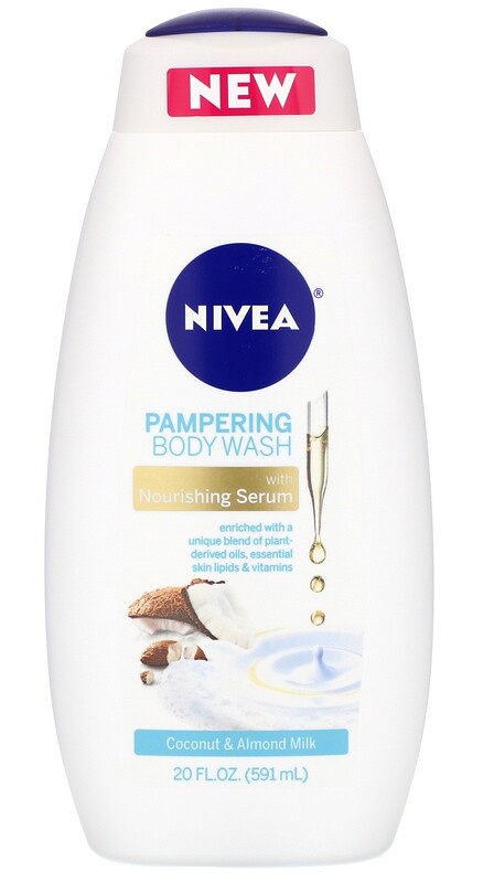 Nivea Pampering Body Wash With Coconut And Almond Milk