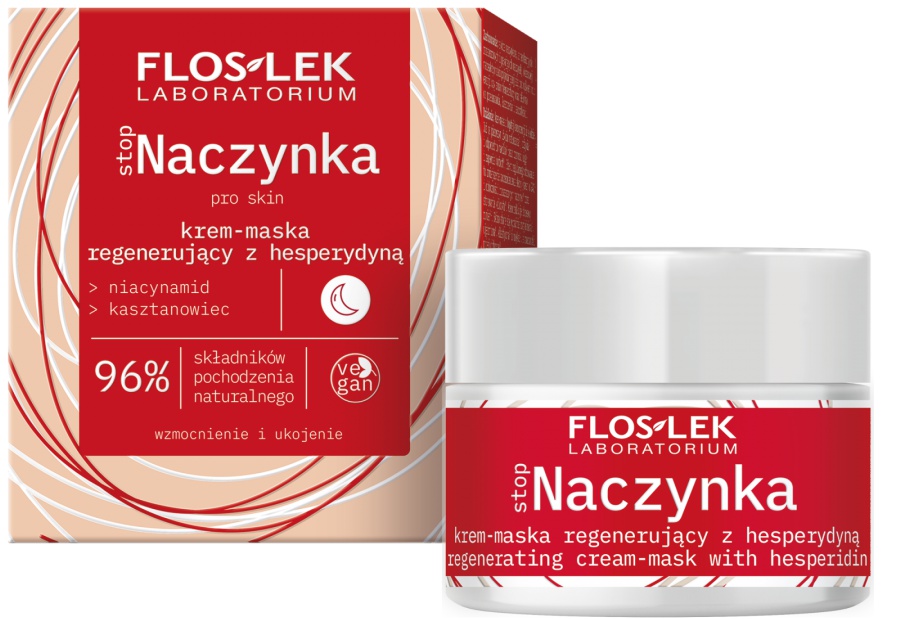 Floslek Stopcapillaries Regenerating Cream-mask With Hesperidin