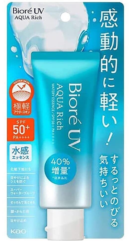 Biore Aqua Rich Watery Essence SPF50+pa++++ (Czech Republic)