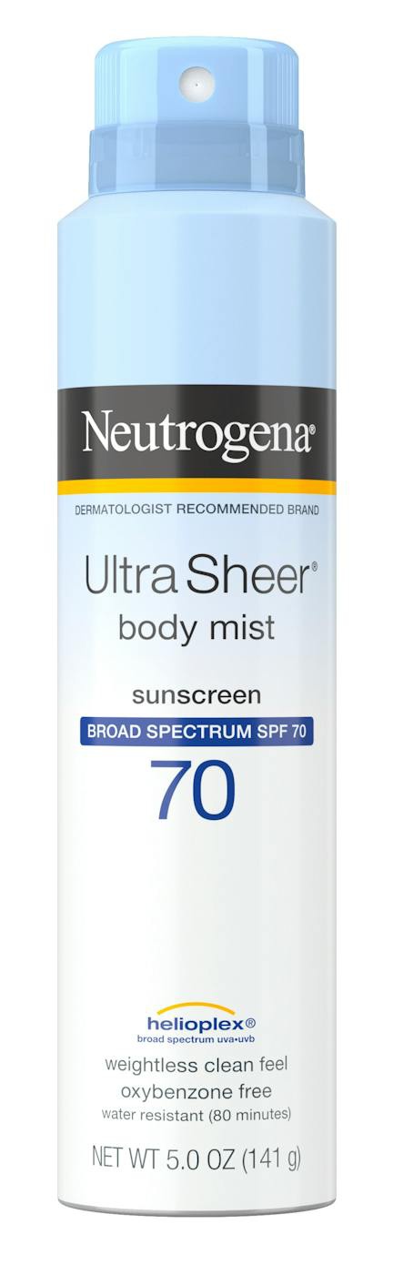 Neutrogena Ultra Sheer Lightweight Sunscreen Spray, SPF 70