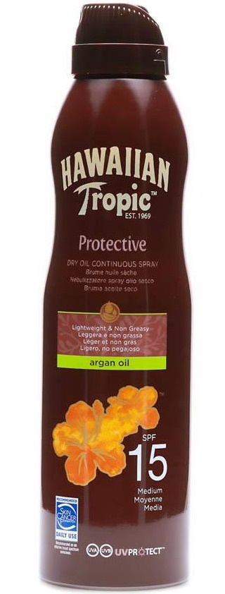 Hawaiian Tropic Protective Dry Oil Continuous Spray SPF 15
