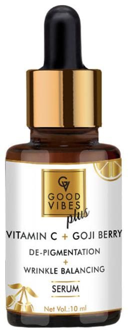 Good Vibes Plus De-Pigmentation + Wrinkle Balancing Serum - Vitamin C + Goji Berry