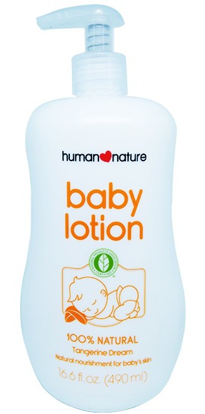 human  nature Natural Baby Lotion Tangerine