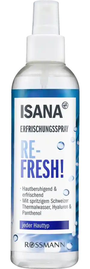 Isana Re-Fresh! Erfrischungsspray