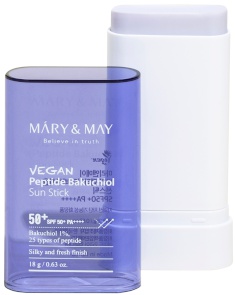 MARY & MAY Vegan Peptide Bakuchiol Sun Stick SPF50+ Pa++++