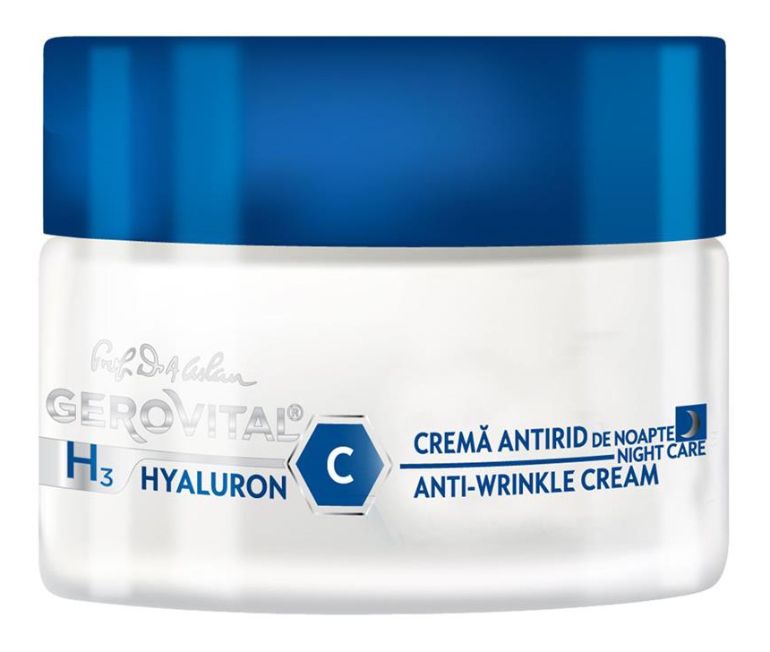 Gerovital Cremă Antirid De Noapte H3 Hyaluronic C