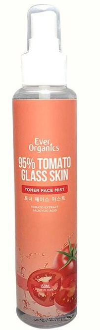Ever organics 95% Tomato Glass Skin Toner Face Mist
