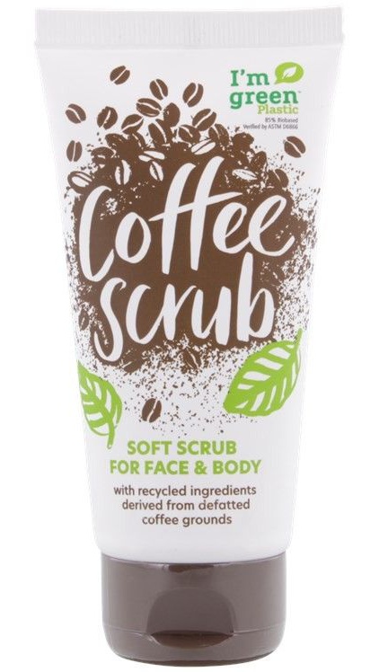 I'M GREEN PLASTIC Coffee Scrub - Soft Scrub For Face & Body