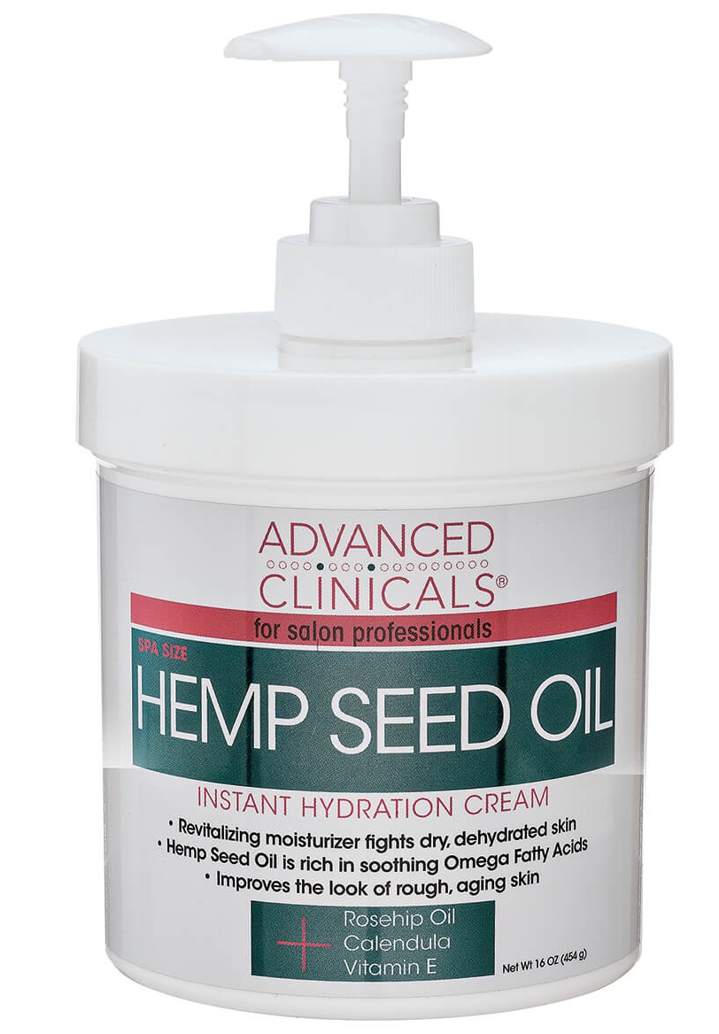 Advanced Clinicals Hemp Seed Oil Instant Hydration Cream