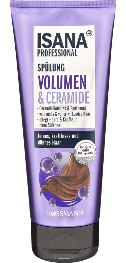 Isana Professional Spülung Volumen & Ceramide