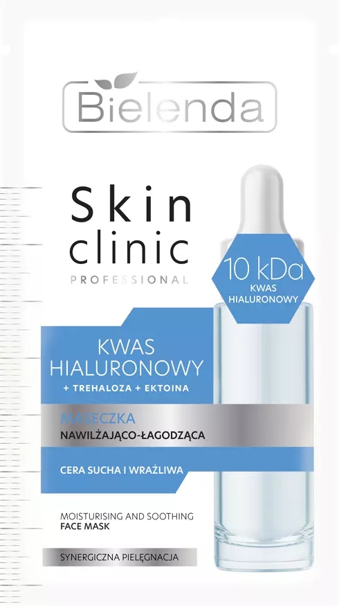 Bielenda Skin Clinic Professional Hyaluronic Acid Moisturizing & Soothing Mask