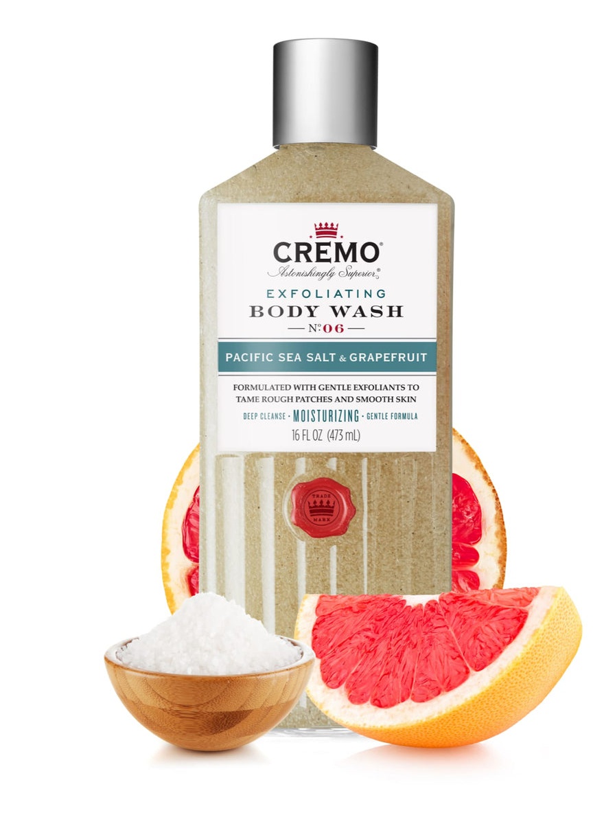 Cremo Pacific Sea Salt & Grapefruit Exfoliating Body Wash #6