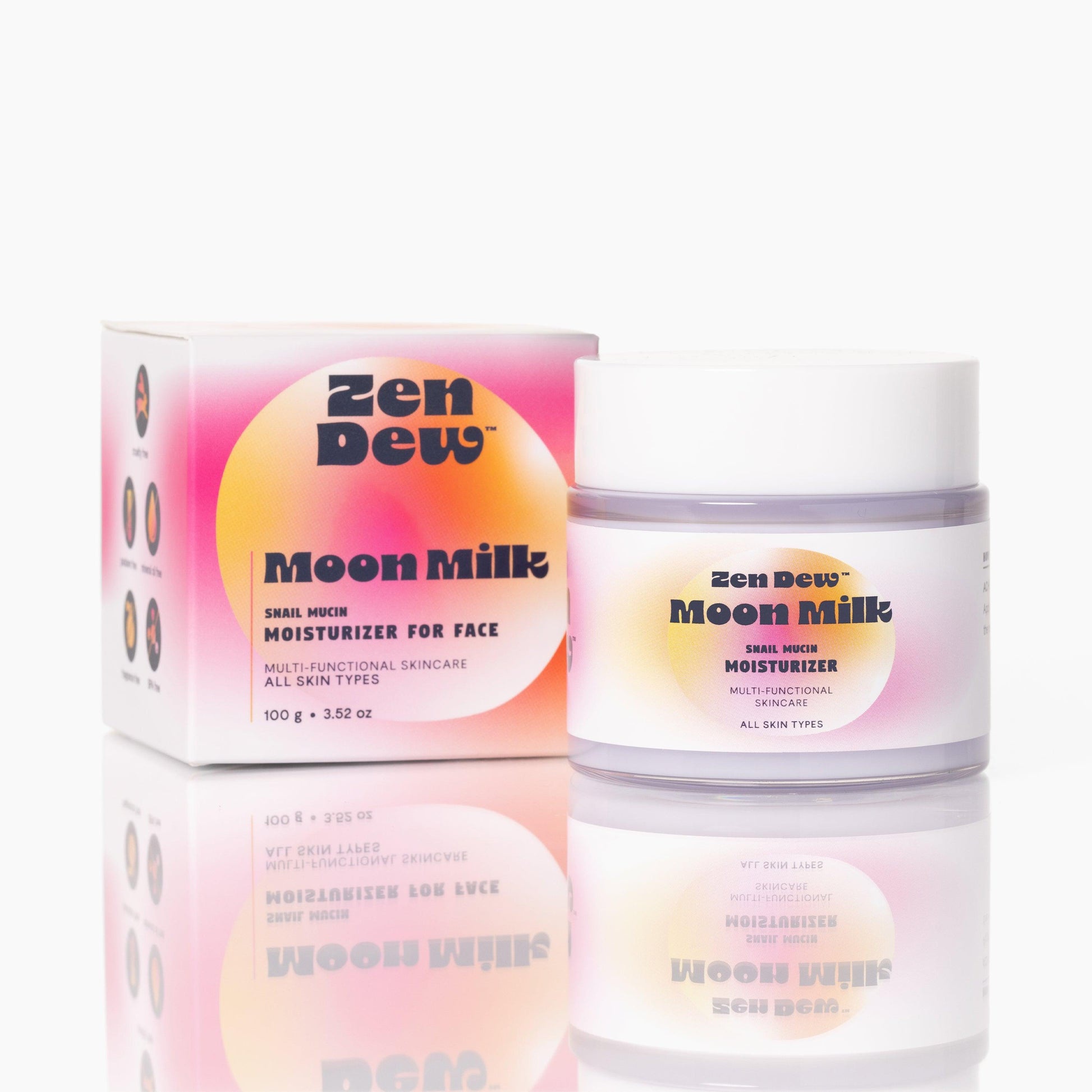Zen Dew Moon Milk Snail Mucin Moisturizer