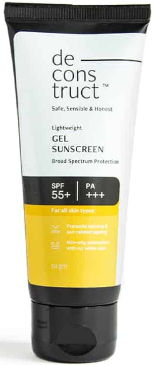 Deconstruct Gel Sunscreen - SPF 55+ And Pa+++