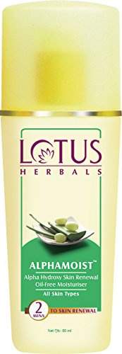 Lotus Herbals Alphamoist - Alpha Hydroxy Skin Renewal Oil Free Moisturizer