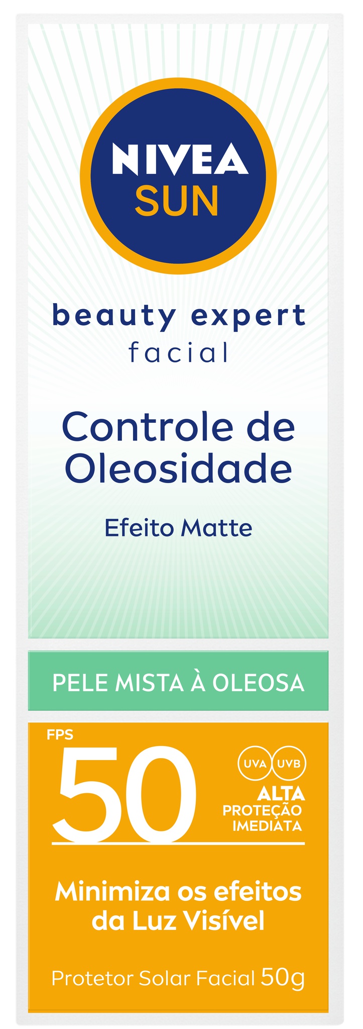 Nivea Sun Beauty Expert Facial Controle De Oleosidade FPS 50