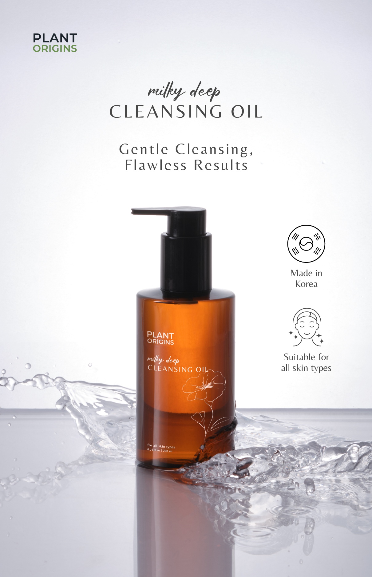 Plant Origins Milky Deep Cleansing Oil